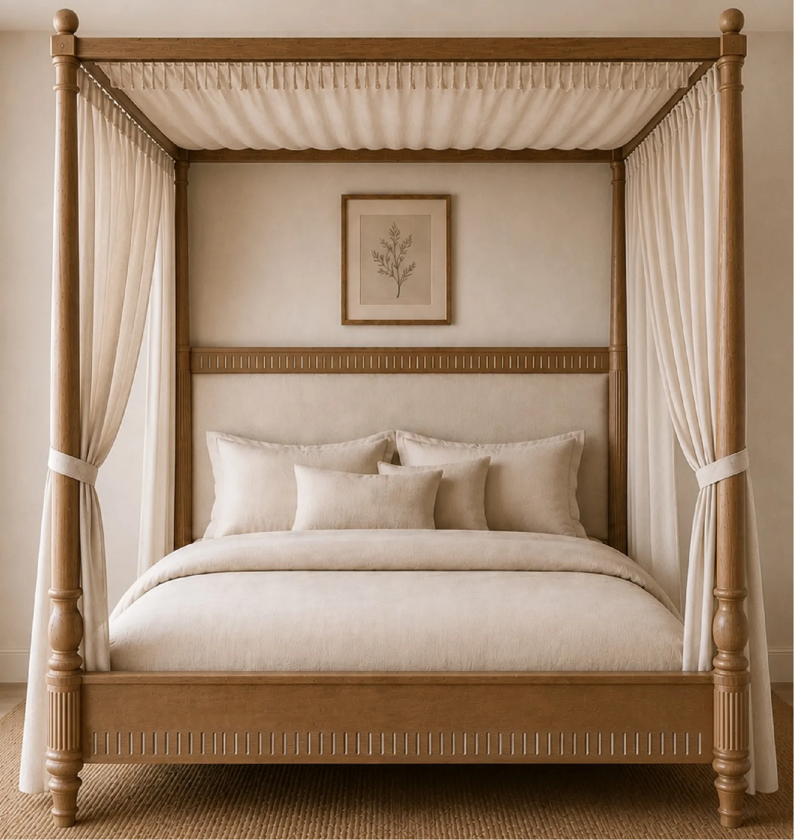 ANTIQUE WHITE POSTER  Bed, main view