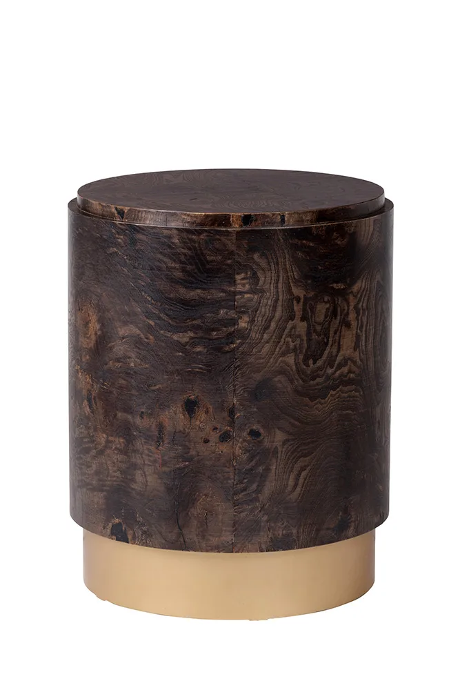 BROWN VENEER End table, main view