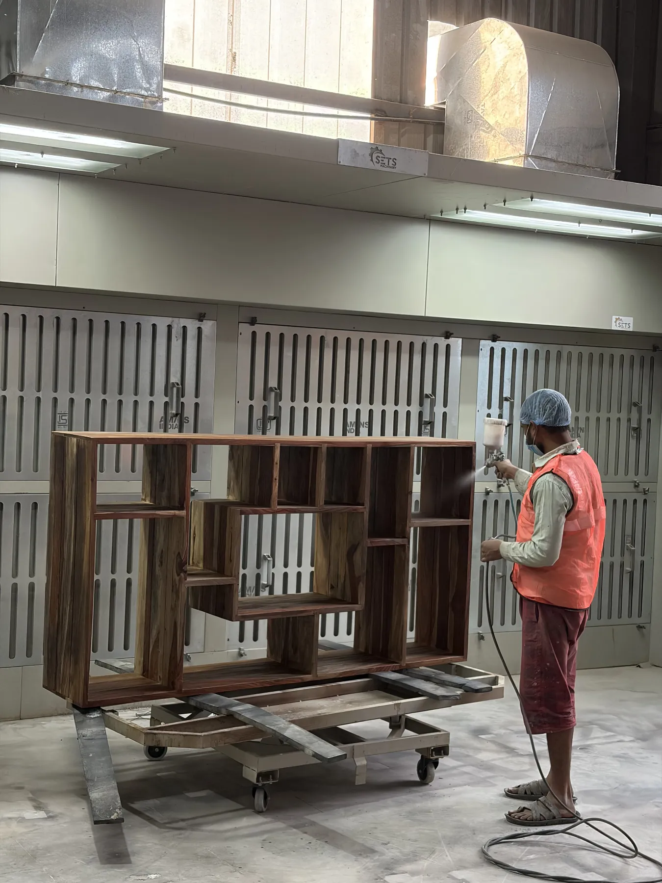 Finishing line at our Jaipur factory